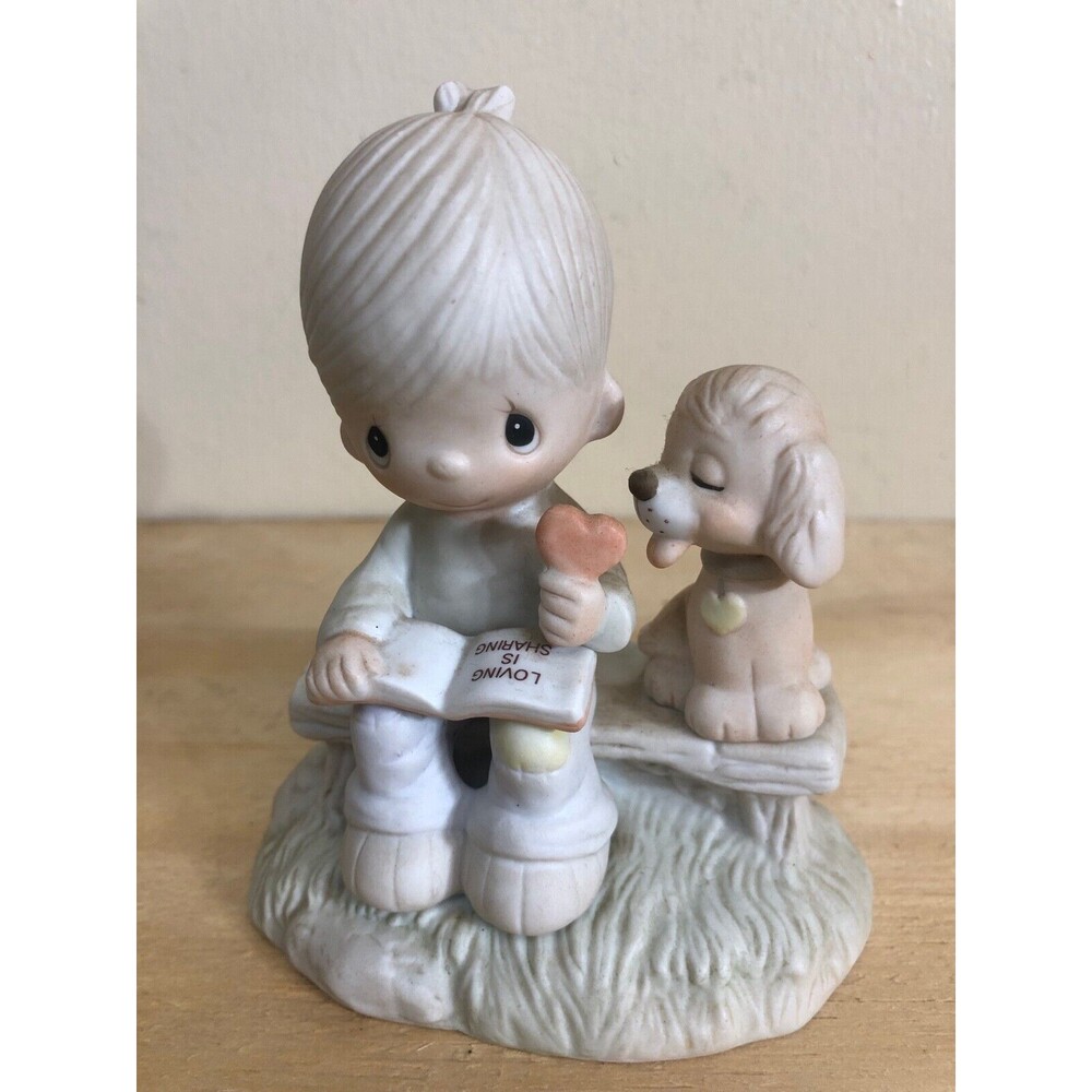 Precious Moments LOVING IS SHARING Jonathan & David 1979 E-3110/B